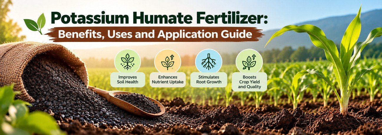 Potassium Humate Fertilizer: Benefits, Uses and Application Guide